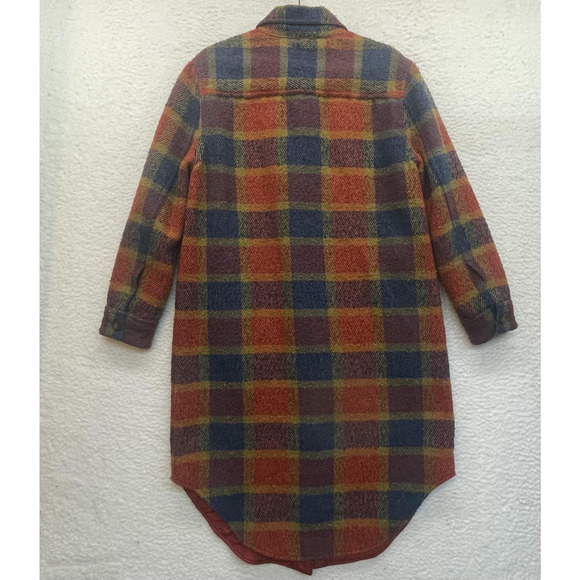 Sundance Jacket Womens Medium Legacy Plaid Catalog Chore Wool Shacket Outdoor - Picture 2 of 10